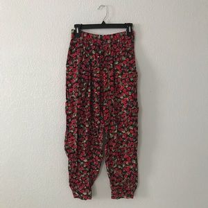 Floral Harem Pants
